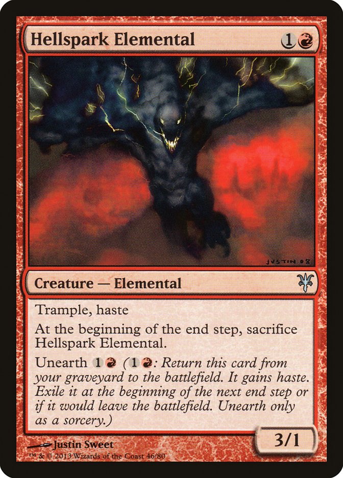 Hellspark Elemental 46 (Duel Decks: Sorin vs. Tibalt)  | Good Games Adelaide SA