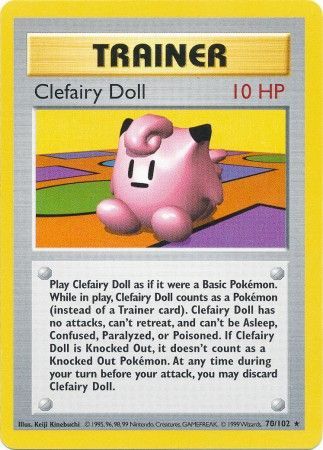 Clefairy Doll (70/102) [Base Set Shadowless Unlimited] | Good Games Adelaide SA