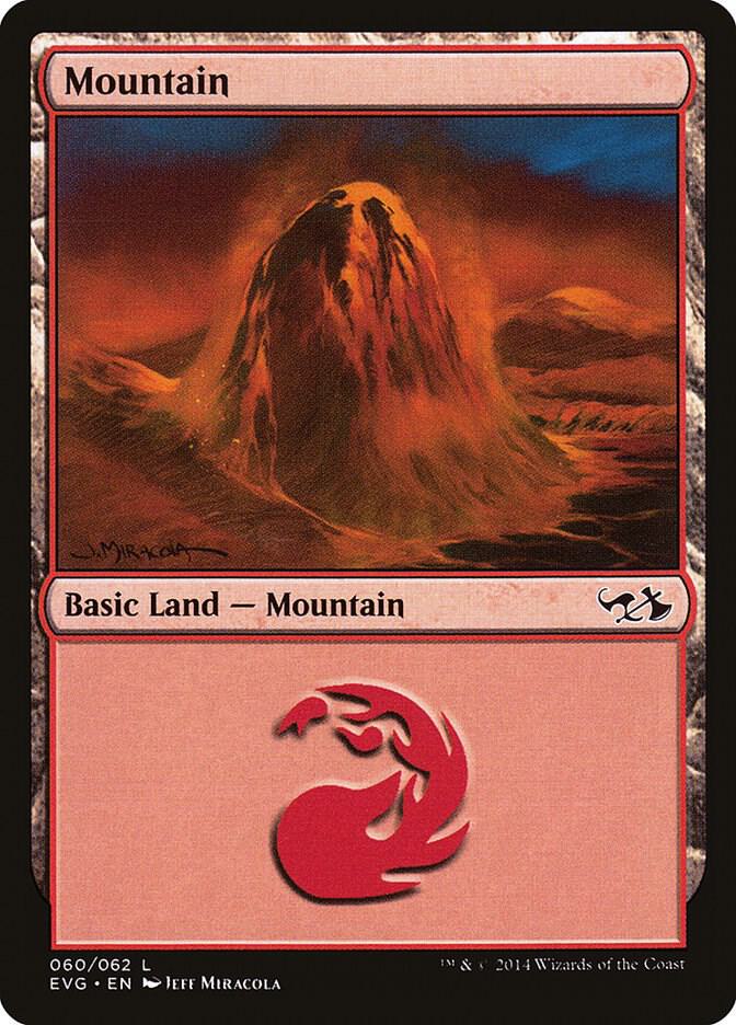 Mountain 060 EVG 60 (Duel Decks: Anthology)  | Good Games Adelaide SA