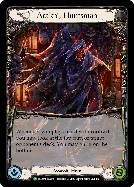 Arakni, Huntsman [HER074] (Promo)  Cold Foil | Good Games Adelaide SA
