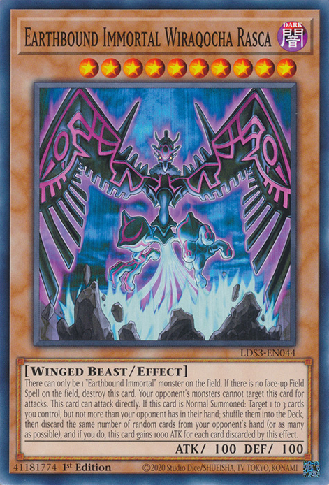 Earthbound Immortal Wiraqocha Rasca [LDS3-EN044] Common | Good Games Adelaide SA