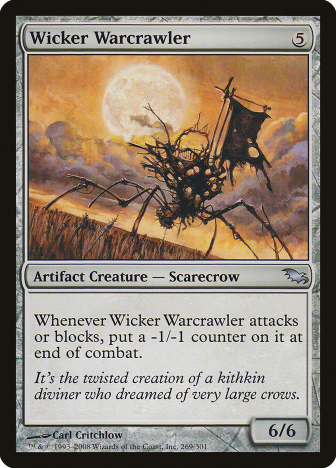 Wicker Warcrawler 269 (Shadowmoor)  - Foil | Good Games Adelaide SA