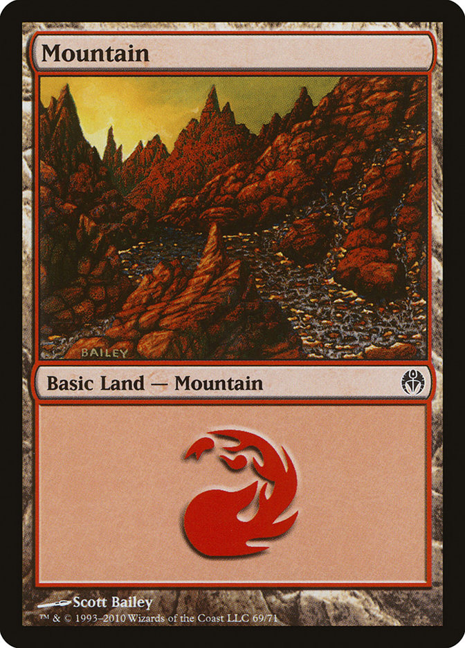 Mountain (69) [Duel Decks: Phyrexia vs. the Coalition] | Good Games Adelaide SA