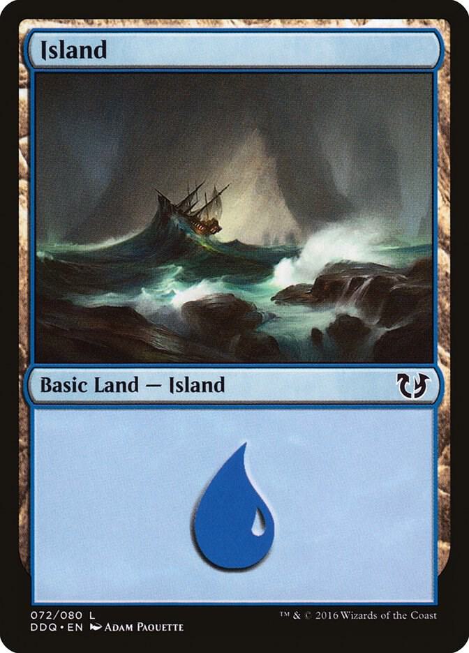 Island 072 72 (Duel Decks: Blessed vs. Cursed)  | Good Games Adelaide SA
