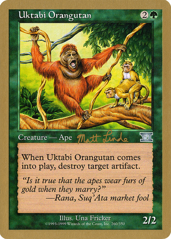 Uktabi Orangutan (Matt Linde) [World Championship Decks 1999] | Good Games Adelaide SA