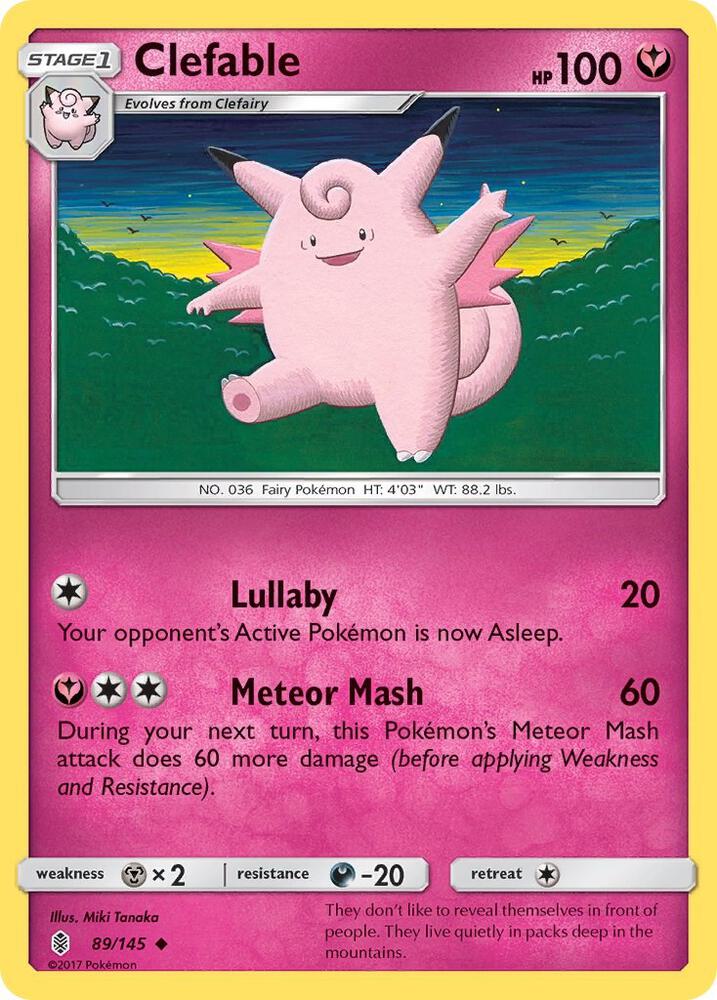 Clefable 89/145 (SM - Guardians Rising)  | Good Games Adelaide SA