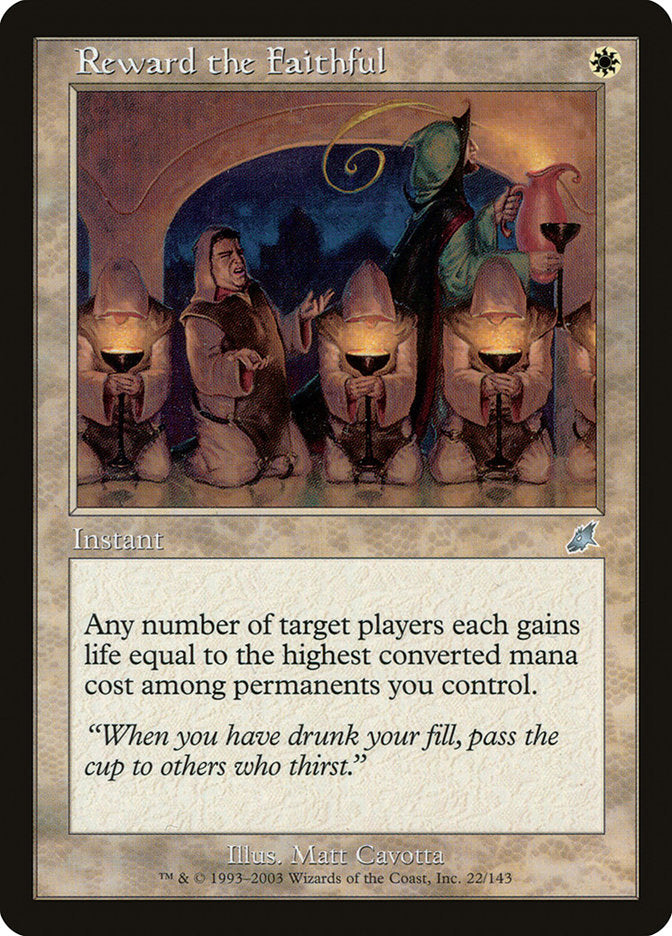 Reward the Faithful 22 (Scourge)  - Foil | Good Games Adelaide SA