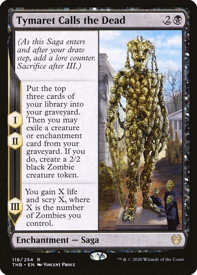 Tymaret Calls the Dead 118 (Theros Beyond Death)  - Foil | Good Games Adelaide SA