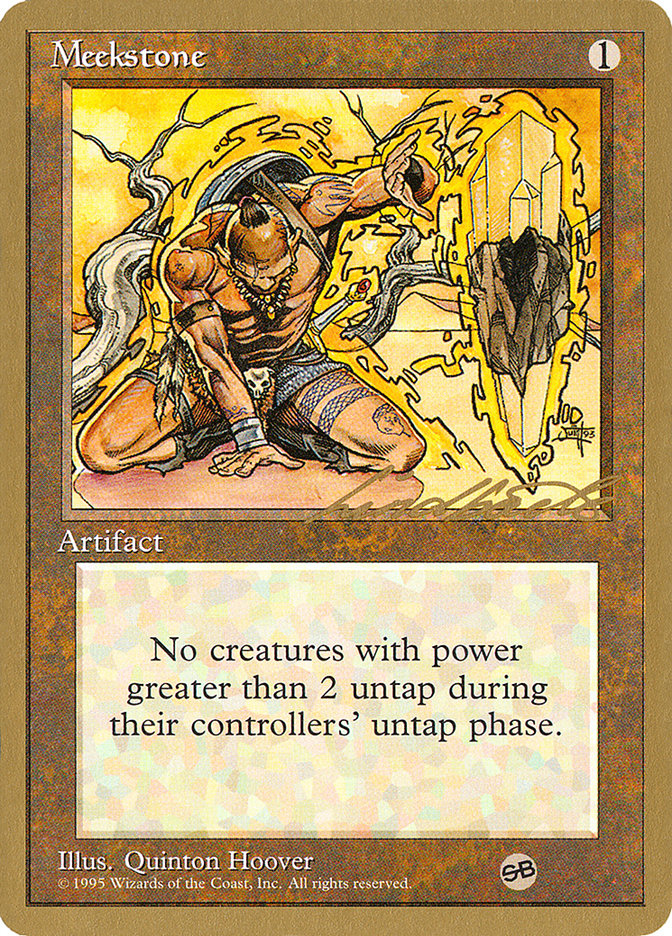 Meekstone (Leon Lindback) (SB) [Pro Tour Collector Set] | Good Games Adelaide SA