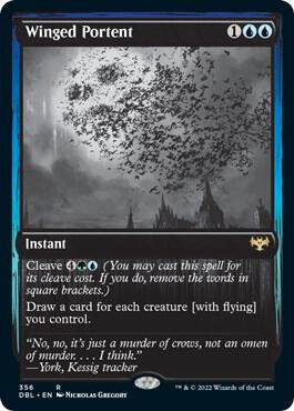 Winged Portent 356 (Innistrad: Double Feature)  | Good Games Adelaide SA