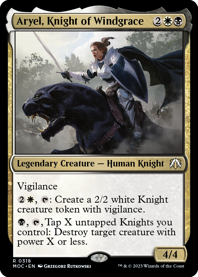 Aryel, Knight of Windgrace [March of the Machine Commander] | Good Games Adelaide SA