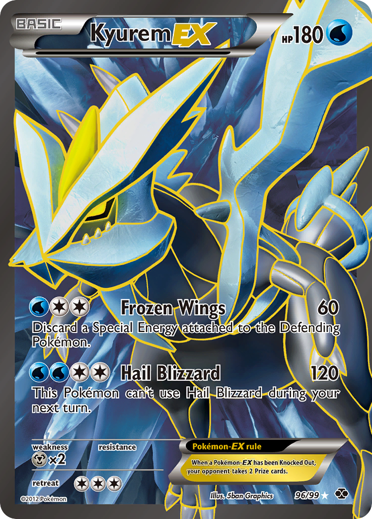 Kyurem EX (96/99) [Black & White: Next Destinies] | Good Games Adelaide SA