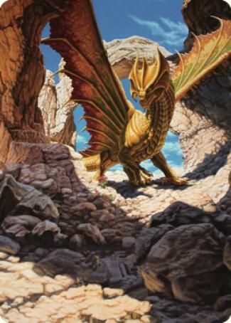 Ancient Brass Dragon Art Card 2 81 2 (Art Series: Commander Legends: Battle for Baldur's Gate)  | Good Games Adelaide SA