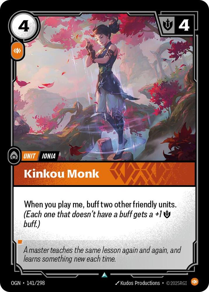 Kinkou Monk 141/298 (Origins)  | Good Games Adelaide SA
