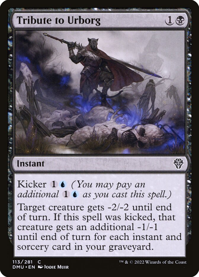 Tribute to Urborg 113 (Dominaria United)  - Foil | Good Games Adelaide SA