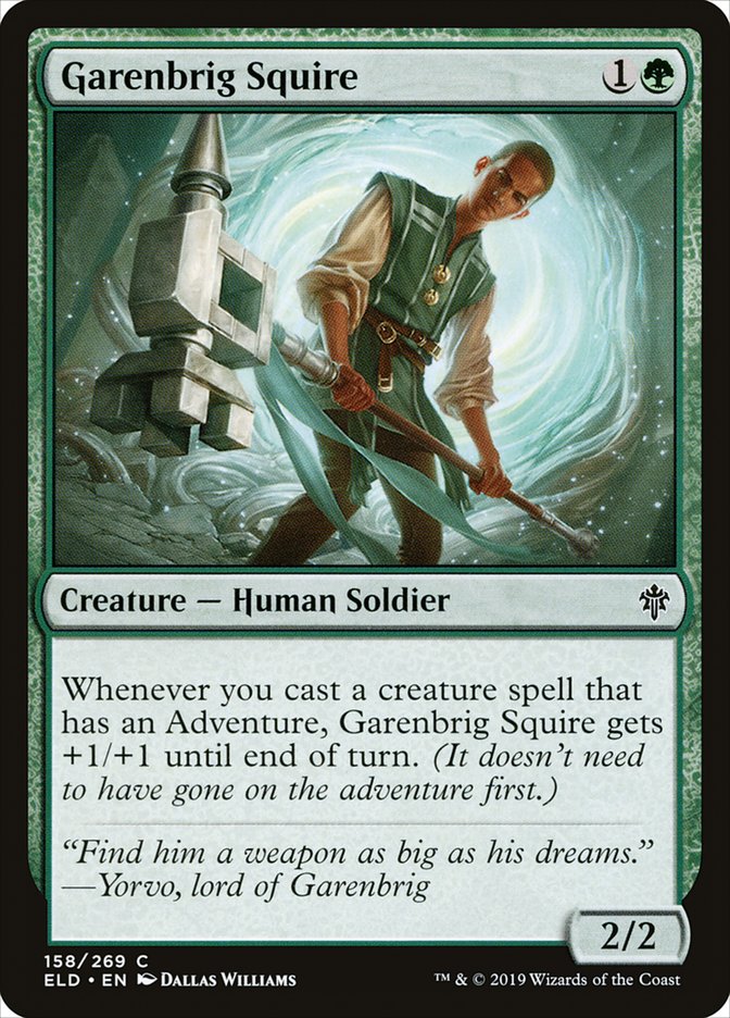 Garenbrig Squire 158 (Throne of Eldraine)  | Good Games Adelaide SA
