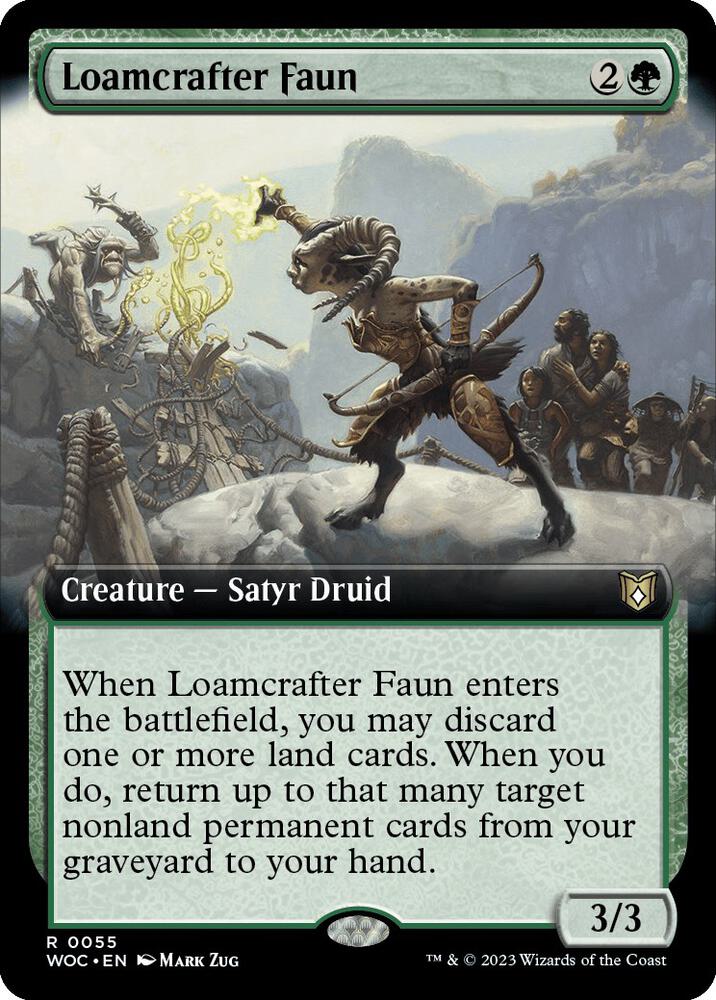 Loamcrafter Faun 55 (Commander: Wilds of Eldraine)  | Good Games Adelaide SA