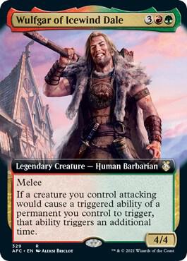Wulfgar of Icewind Dale Extended Art 329 (Commander: Adventures in the Forgotten Realms)  | Good Games Adelaide SA