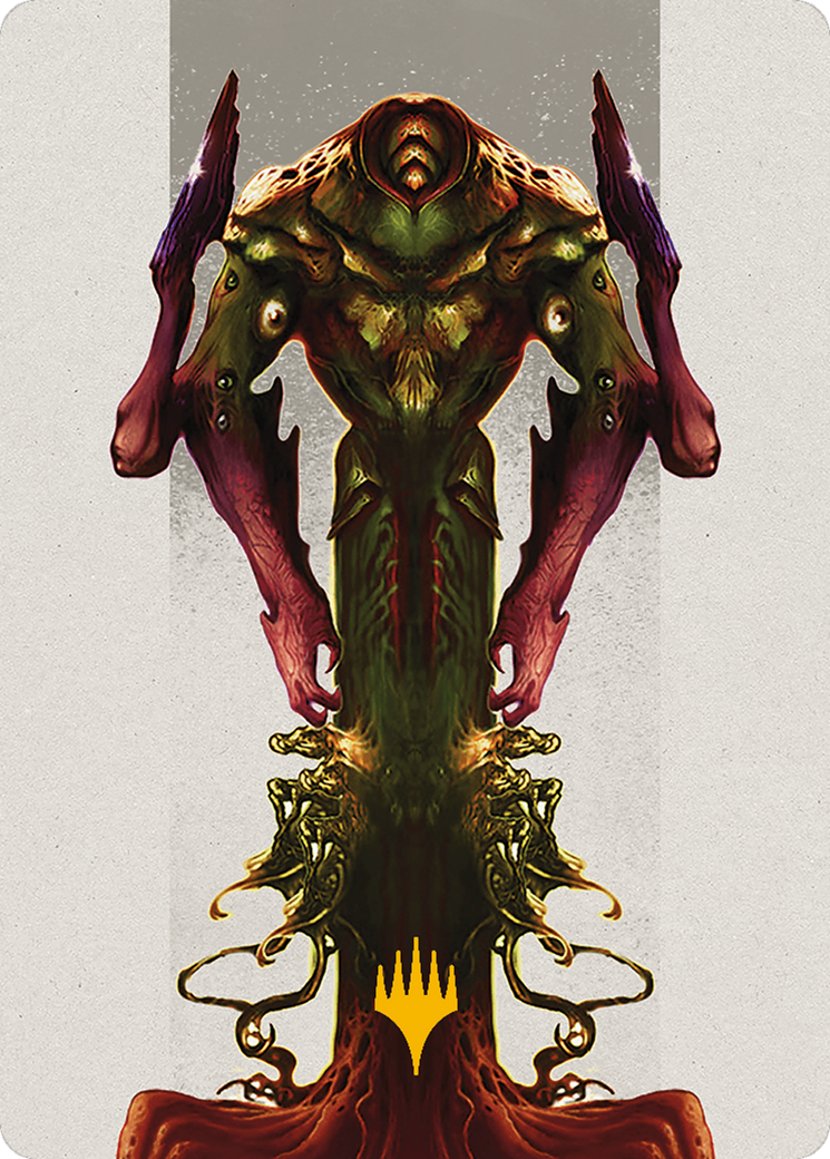 Kozilek, the Broken Reality Art Card (Gold-Stamped Planeswalker Symbol) [Modern Horizons 3 Art Series] | Good Games Adelaide SA