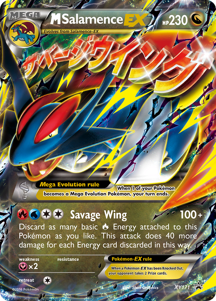 M Salamence EX (XY171) [XY: Black Star Promos] | Good Games Adelaide SA