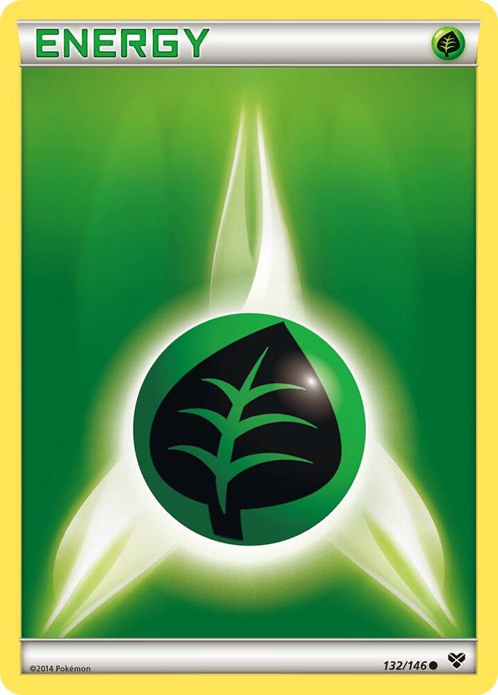 Grass Energy 132/146 (XY Base Set)  | Good Games Adelaide SA