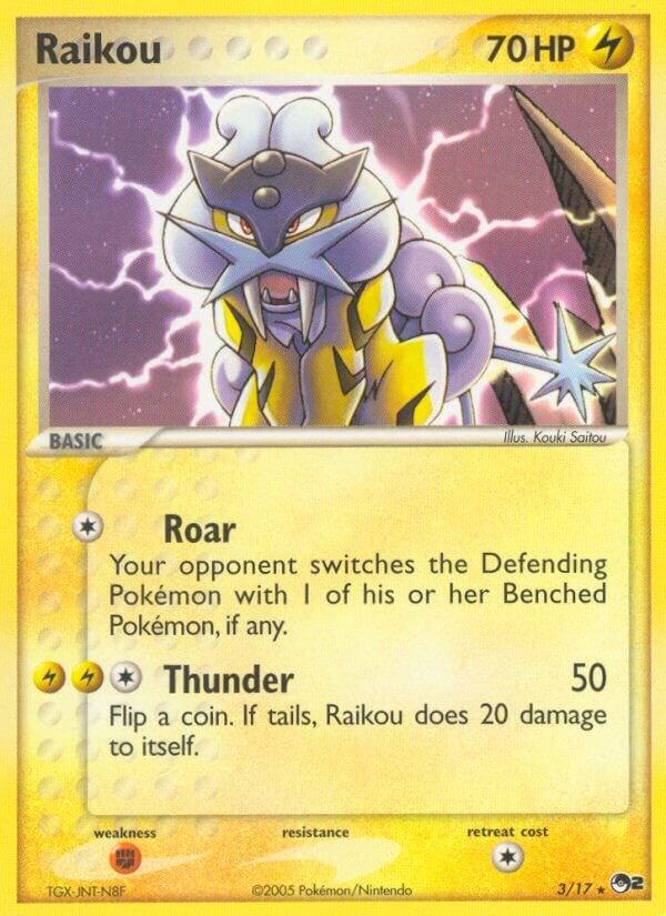 Raikou 003/017 (POP Series 2)  - Holofoil | Good Games Adelaide SA
