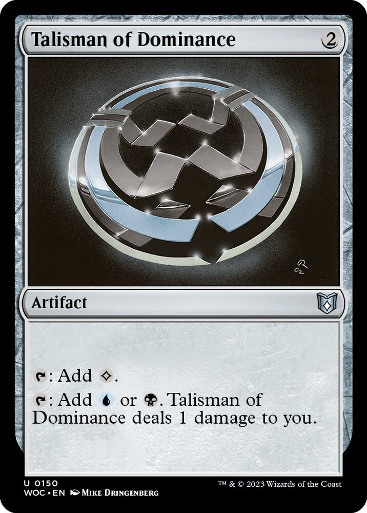 Talisman of Dominance 150 (Commander: Wilds of Eldraine)  | Good Games Adelaide SA