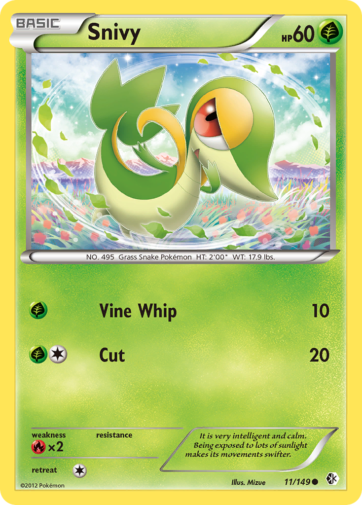 Snivy (11/149) [Black & White: Boundaries Crossed] | Good Games Adelaide SA