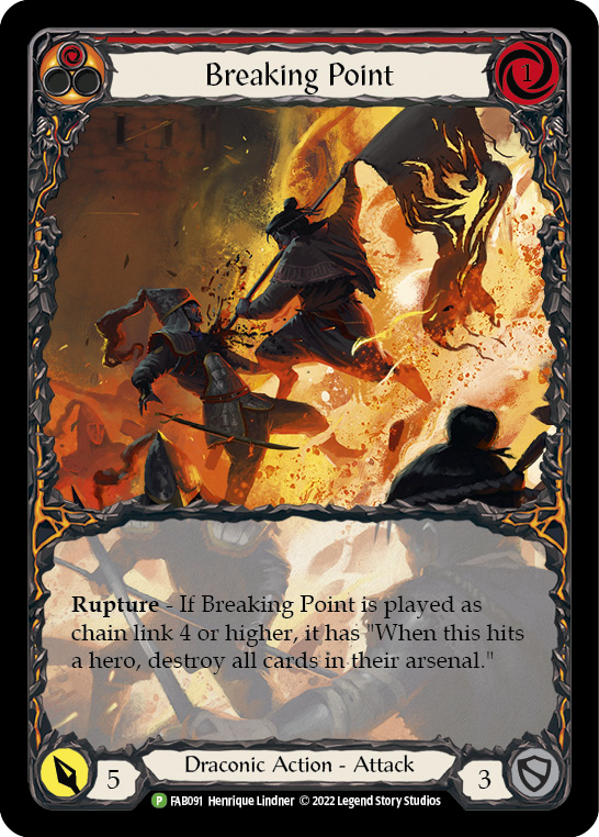 Breaking Point (Extended Art) [FAB091] (Promo)  Rainbow Foil | Good Games Adelaide SA