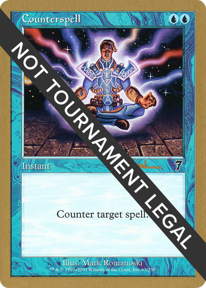 Counterspell 2001 Antoine Ruel 7ED  (World Championship Decks)  | Good Games Adelaide SA