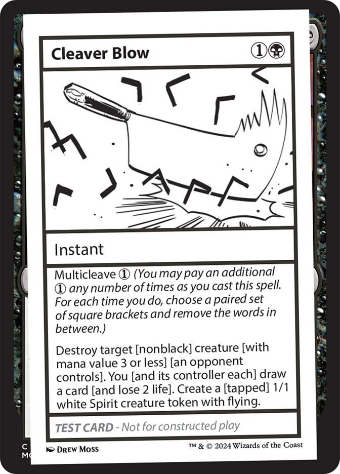 Cleaver Blow  (Mystery Booster 2 Playtest Cards)  | Good Games Adelaide SA