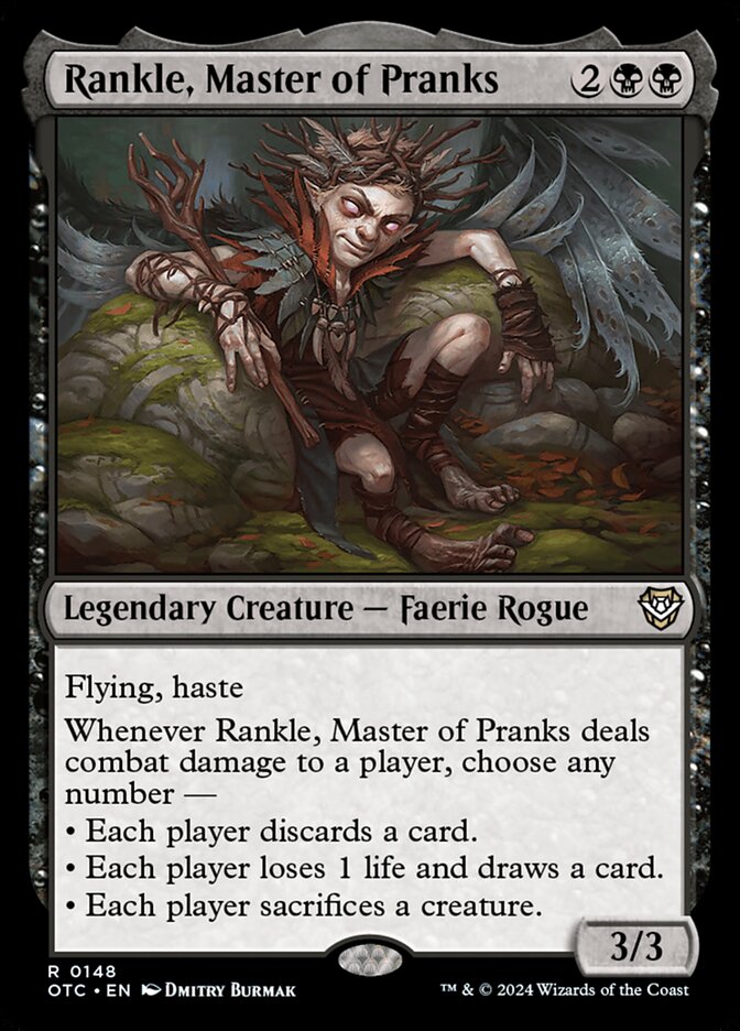 Rankle, Master of Pranks 148 (Commander: Outlaws of Thunder Junction)  | Good Games Adelaide SA