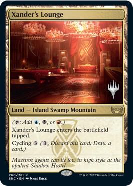 Xanders Lounge 260 (Promo Pack: Streets of New Capenna)  - Foil | Good Games Adelaide SA