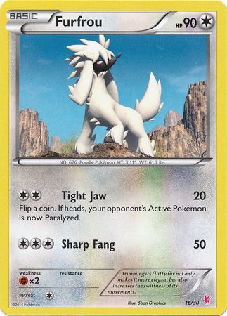 Furfrou (16/30) [XY: Trainer Kit - Sylveon] | Good Games Adelaide SA