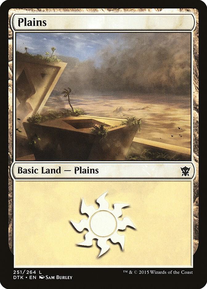 Plains 251 (Dragons of Tarkir)  - Foil | Good Games Adelaide SA