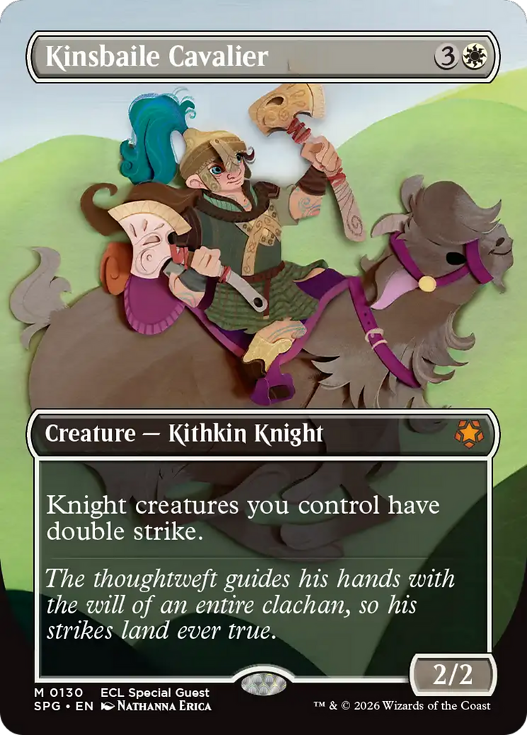 Kinsbaile Cavalier (Borderless) [Lorwyn Eclipsed Special Guests] | Good Games Adelaide SA