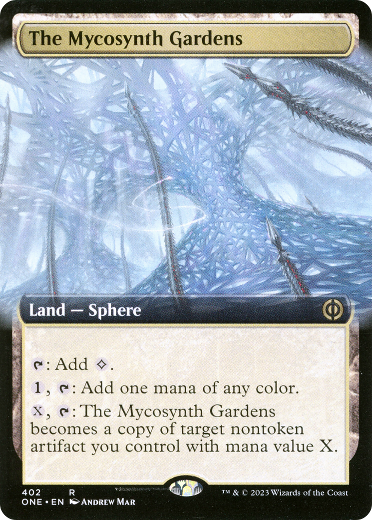The Mycosynth Gardens (Extended Art) [Phyrexia: All Will Be One] | Good Games Adelaide SA