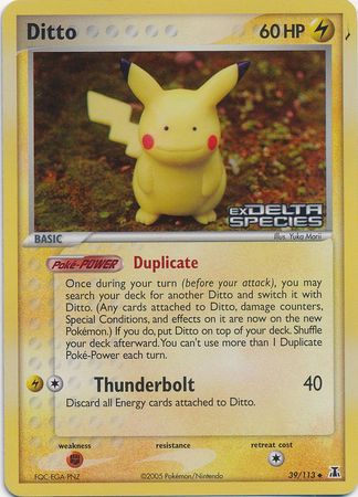 Ditto (39/113) (Stamped) [EX: Delta Species] | Good Games Adelaide SA