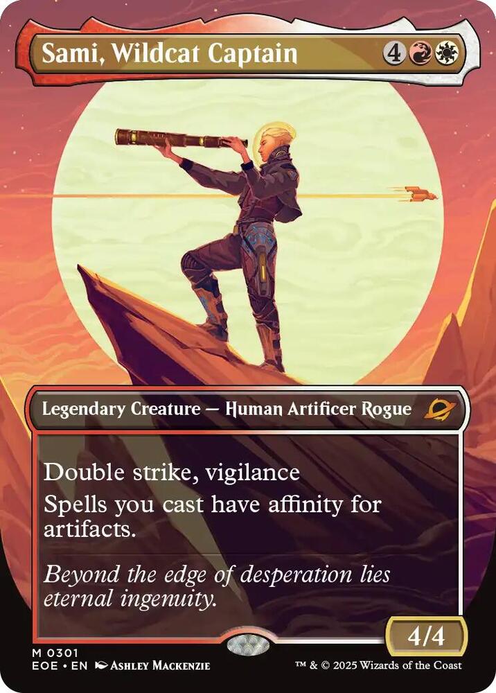 Sami, Wildcat Captain 301 (Edge of Eternities)  - Foil | Good Games Adelaide SA