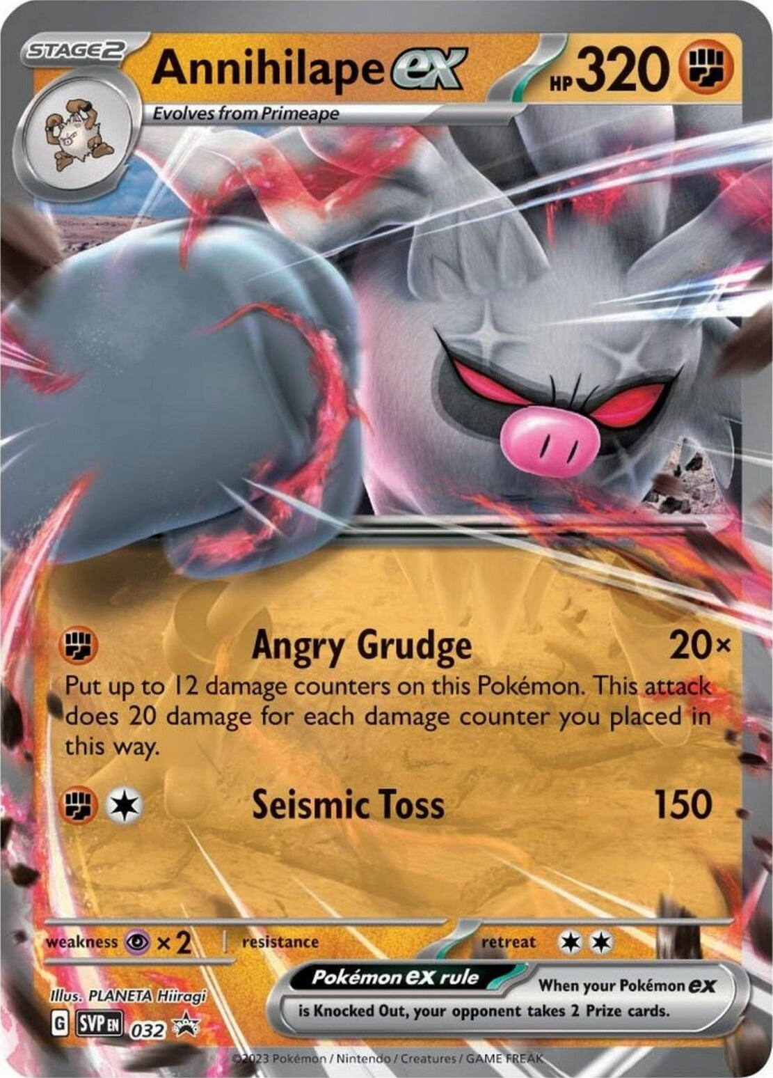 Annihilape ex (032) [Scarlet & Violet: Black Star Promos] | Good Games Adelaide SA