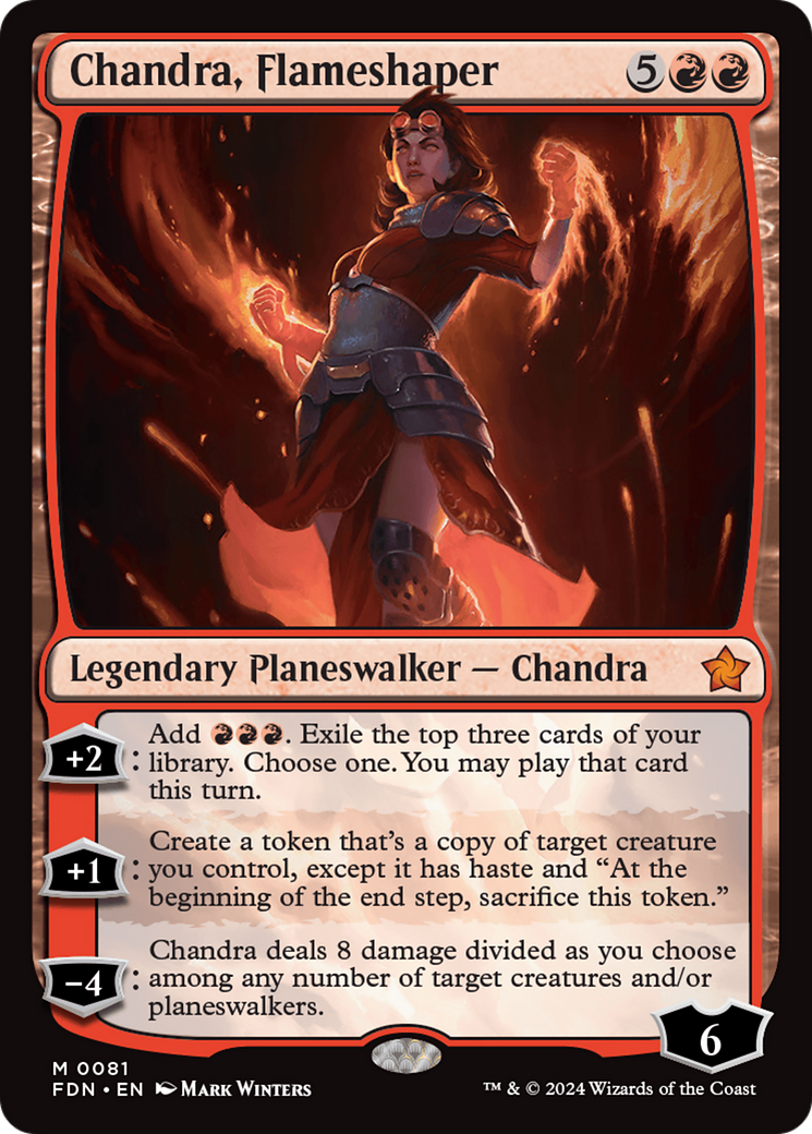 Chandra, Flameshaper [Foundations] | Good Games Adelaide SA