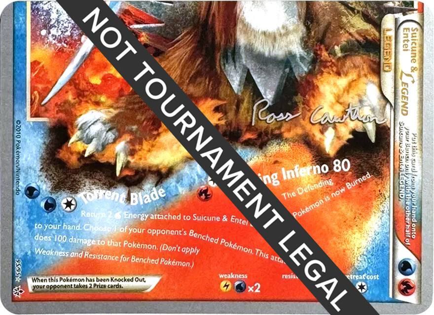 Suicune and Entei Legend LEGEND 95 2011 Ross Cawthon 95/95 (World Championship Decks)  | Good Games Adelaide SA