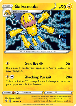 Galvantula (056/185) [Sword & Shield: Vivid Voltage] | Good Games Adelaide SA