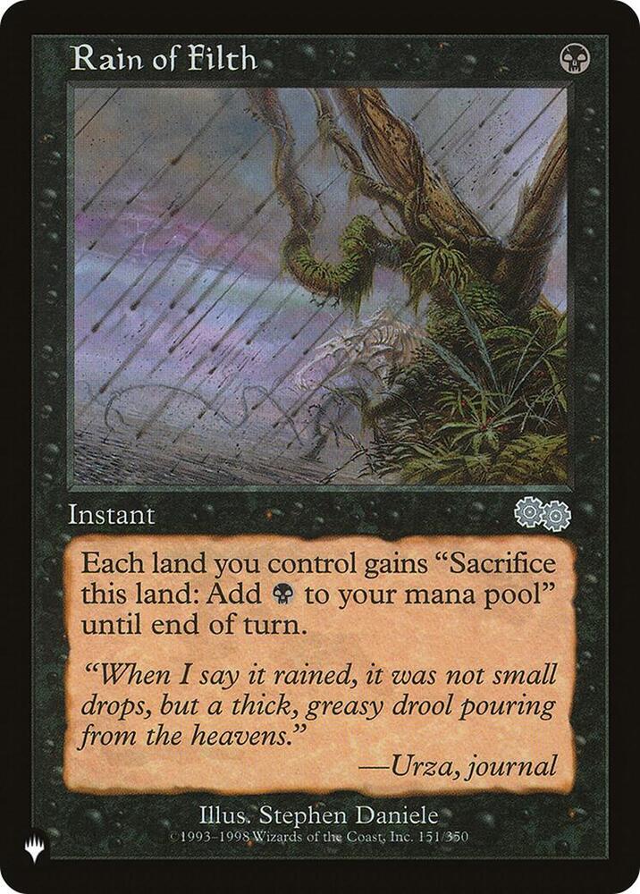 Rain of Filth 151/350 (The List Reprints)  | Good Games Adelaide SA