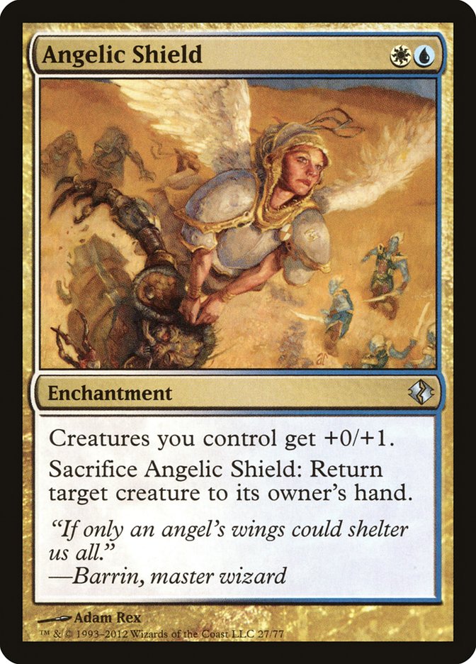 Angelic Shield 27 (Duel Decks: Venser vs. Koth)  | Good Games Adelaide SA