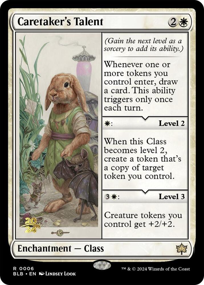 Caretakers Talent 6 (Prerelease Cards)  - Foil | Good Games Adelaide SA