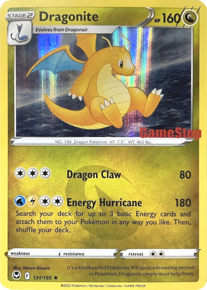Dragonite (131/195) (GameStop Exclusive) [Sword & Shield: Silver Tempest] | Good Games Adelaide SA