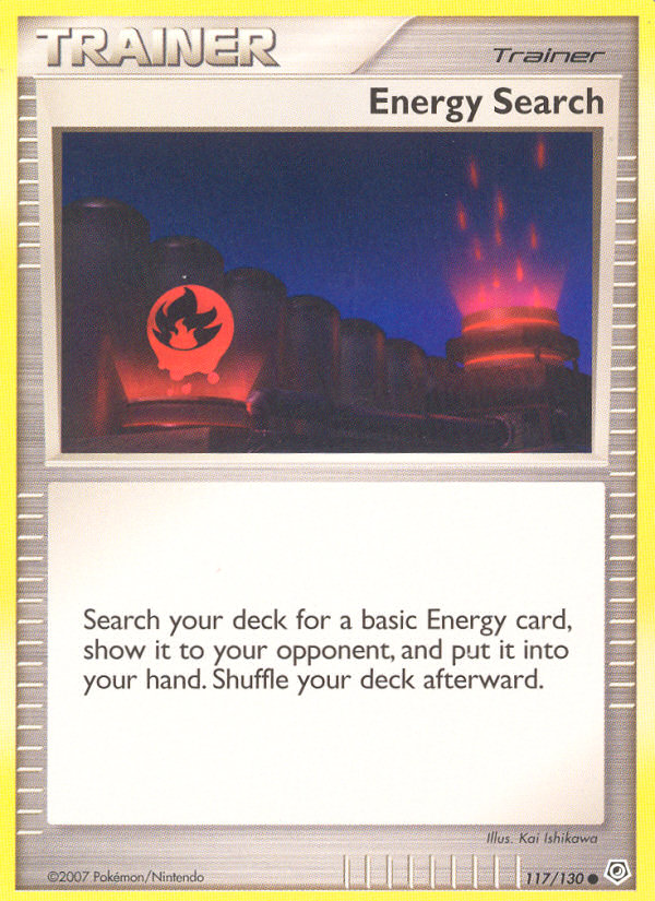 Energy Search (117/130) [Diamond & Pearl: Base Set] | Good Games Adelaide SA