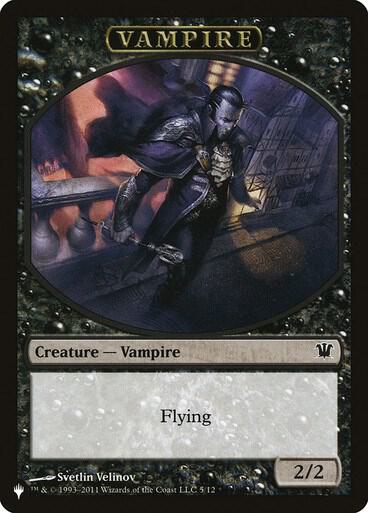 Vampire Zombie Double sided Token 5 // 5 (The List Reprints)  | Good Games Adelaide SA