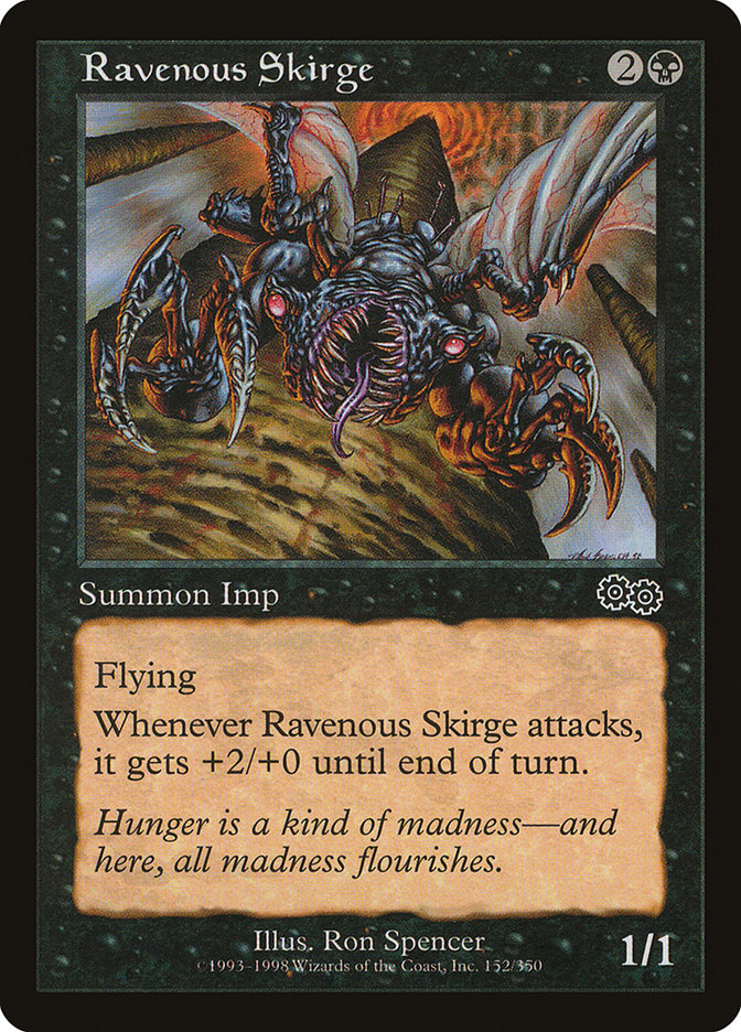 Ravenous Skirge 152 (Urza's Saga)  | Good Games Adelaide SA